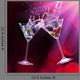 Martini Drinks over Dark