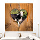 Cows Fond Heart Wood