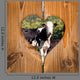 Cows Fond Heart Wood