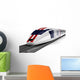 high-speed train on a white background Wall Decal