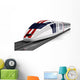 high-speed train on a white background Wall Decal
