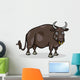 Bull Farm Animal Cartoon Illustration Wall Decal
