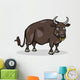 Bull Farm Animal Cartoon Illustration Wall Decal
