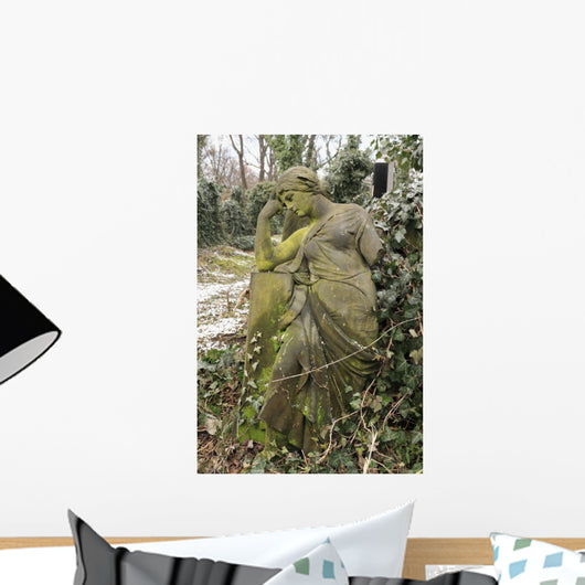Stone Woman from Old Wall Mural