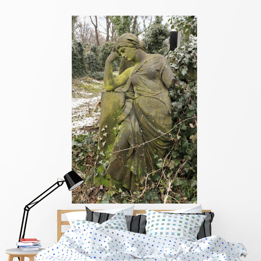 Stone Woman from Old Wall Mural