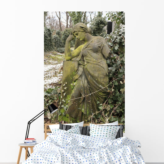 Stone Woman from Old Wall Mural