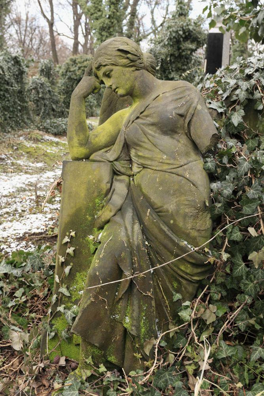Stone Woman from Old Wall Mural