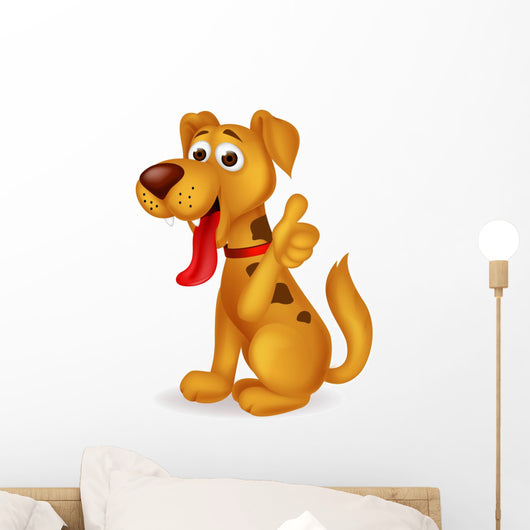 Dog with Thumb up