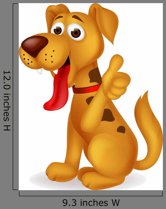 Dog with Thumb up
