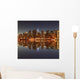Midtown Manhattan Skyline at Night Wall Mural