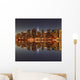 Midtown Manhattan Skyline at Night Wall Mural