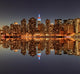 Midtown Manhattan Skyline at Night Wall Mural