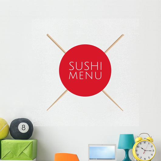 Sushi Menu Cover Template