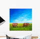 Elephants Family Savanna Safari Wall Mural