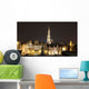 Old Town Brussels Night Wall Decal