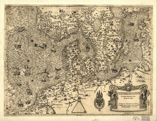 Antique Map Wall Mural