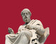 Thinker ( a statue of Socrates, Athens, Greece) Wall Mural