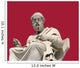 Thinker ( a statue of Socrates, Athens, Greece) Wall Mural