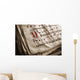 Medieval Choir Book Wall Mural