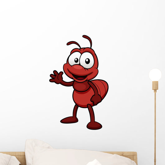 illustration of Ant cartoon Wall Decal
