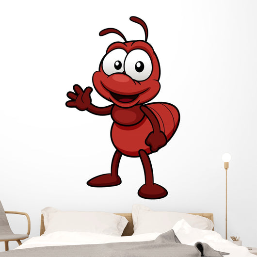 illustration of Ant cartoon Wall Decal