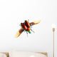 Flying Bug Beetle White Wall Decal