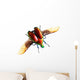 Flying Bug Beetle White Wall Decal
