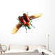 Flying Bug Beetle White Wall Decal