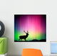 Northern Lights with Deer
