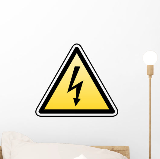warning high voltage Wall Decal