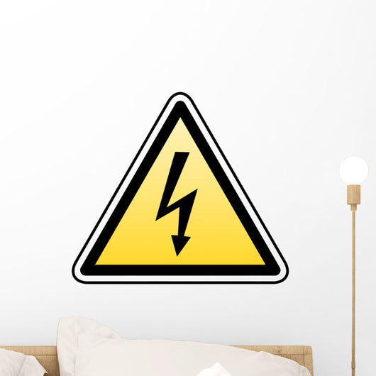 warning high voltage Wall Decal