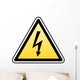 warning high voltage Wall Decal