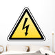 warning high voltage Wall Decal
