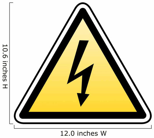 warning high voltage Wall Decal
