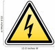 warning high voltage Wall Decal