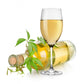 White Wine Glass and Wall Decal