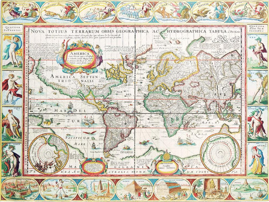 Antique Map 1628