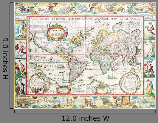 Antique Map 1628