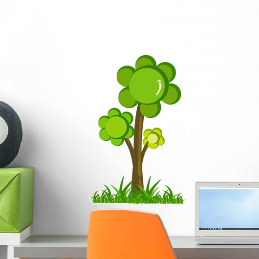 Tree Vector Wall Mural