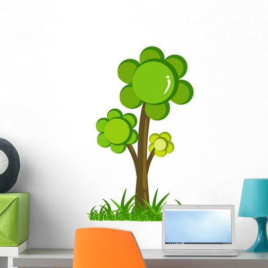 Tree Vector Wall Mural