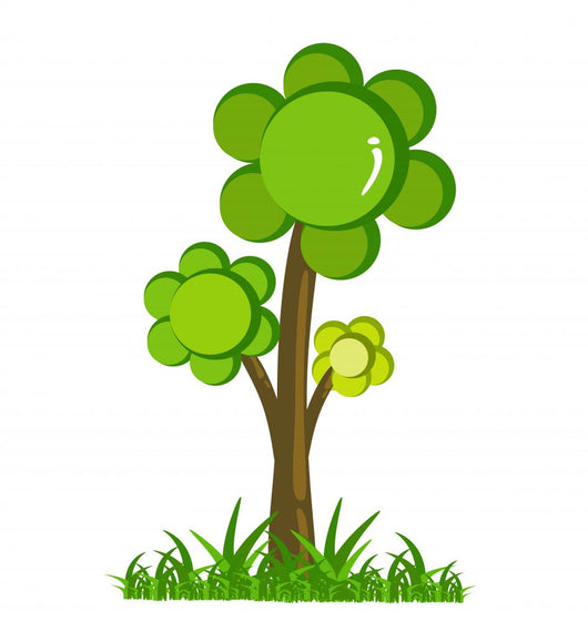 Tree Vector Wall Mural