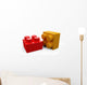 3D Plastic Toy Lego Blocks Wall Decal