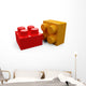 3D Plastic Toy Lego Blocks Wall Decal