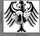Eagle with beer Wall Decal