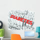 Diabetes Conceptual Design Wall Decal