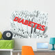 Diabetes Conceptual Design Wall Decal
