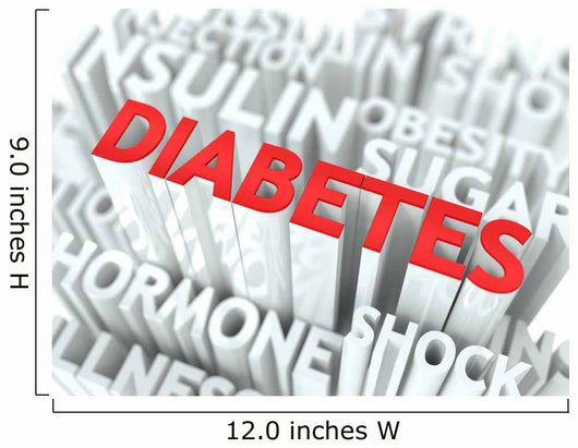 Diabetes Conceptual Design Wall Decal