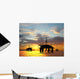 Silhouette Oil Rig
