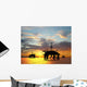 Silhouette Oil Rig