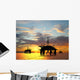 Silhouette Oil Rig